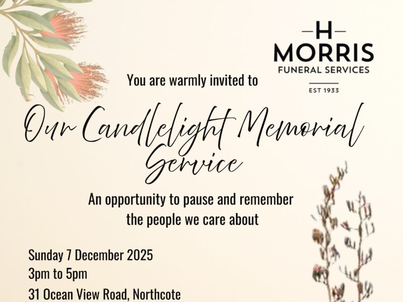 H Morris Memorial Service